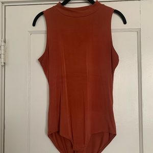 High neck Madewell bodysuit
